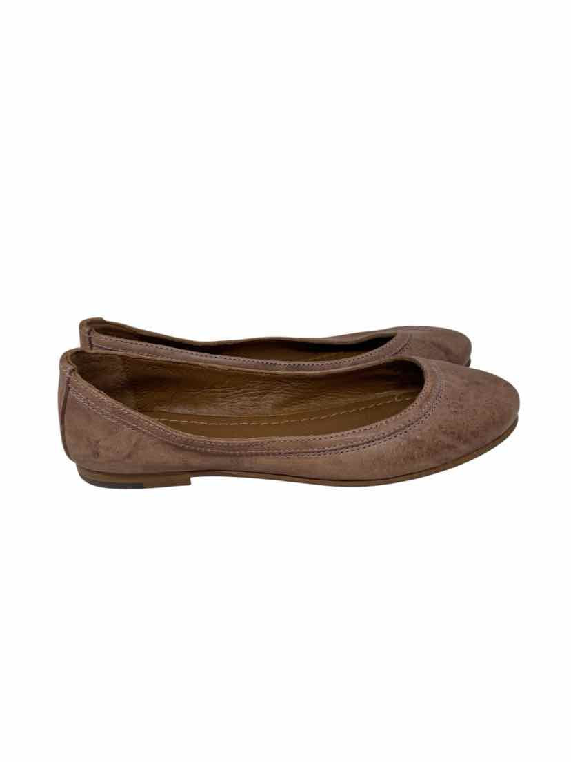 Shoe Size 8 Frye Brown Leather Flats