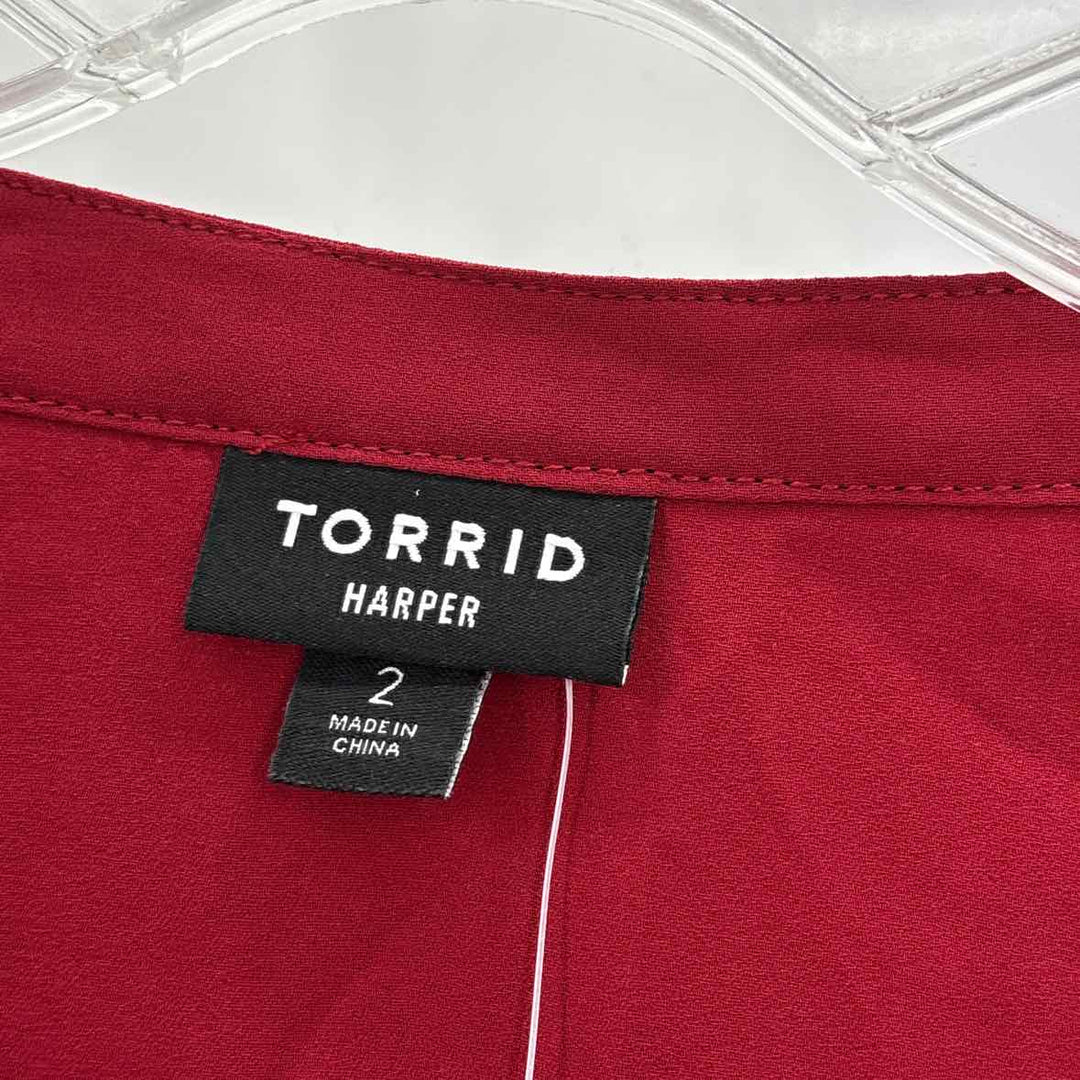 Size 2X Torrid Wine Shirt