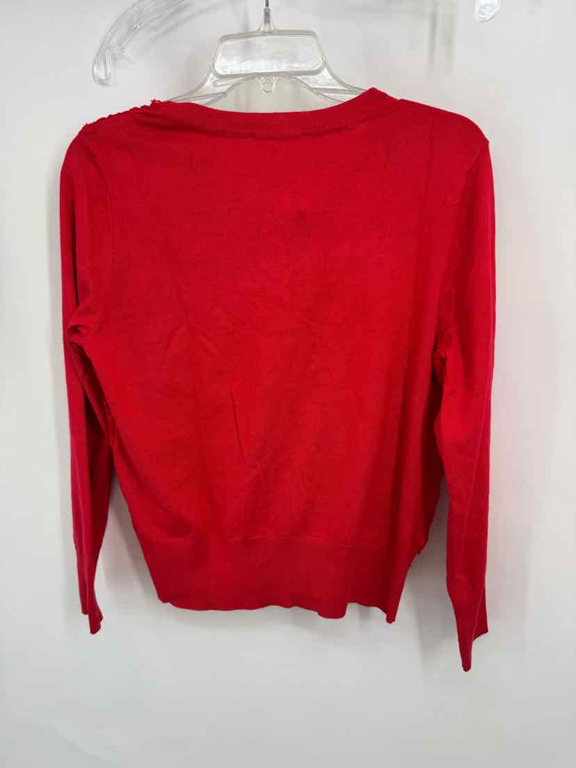 Size M Red Lace Cardigan