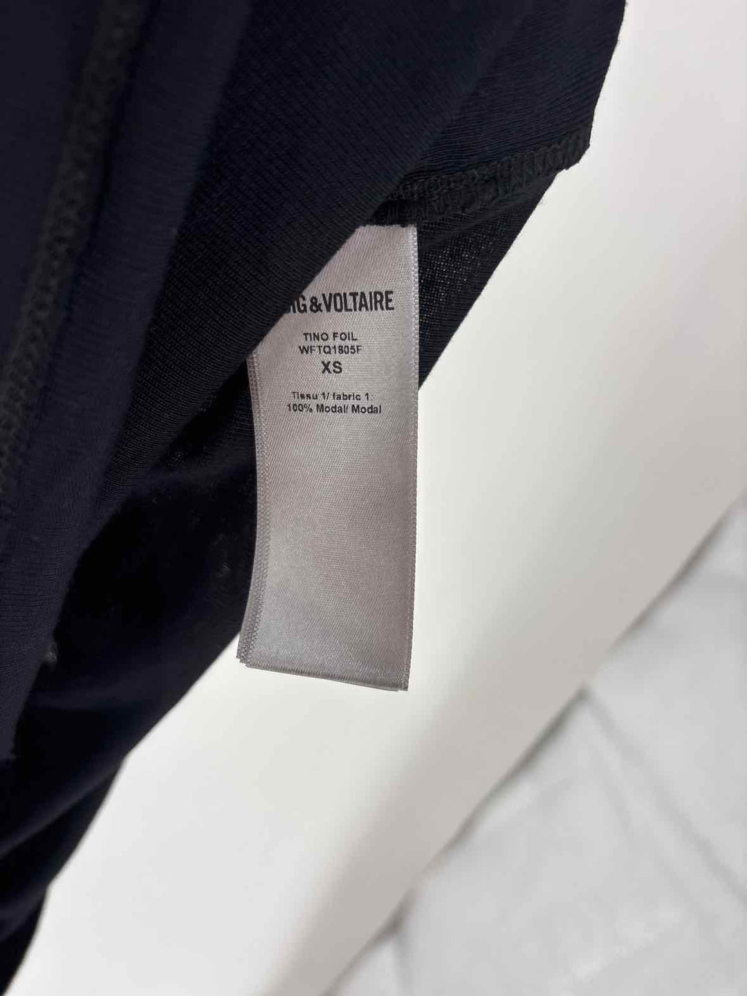 Size S ZADIG & VOLTAIRE DELUXE Black Shirt
