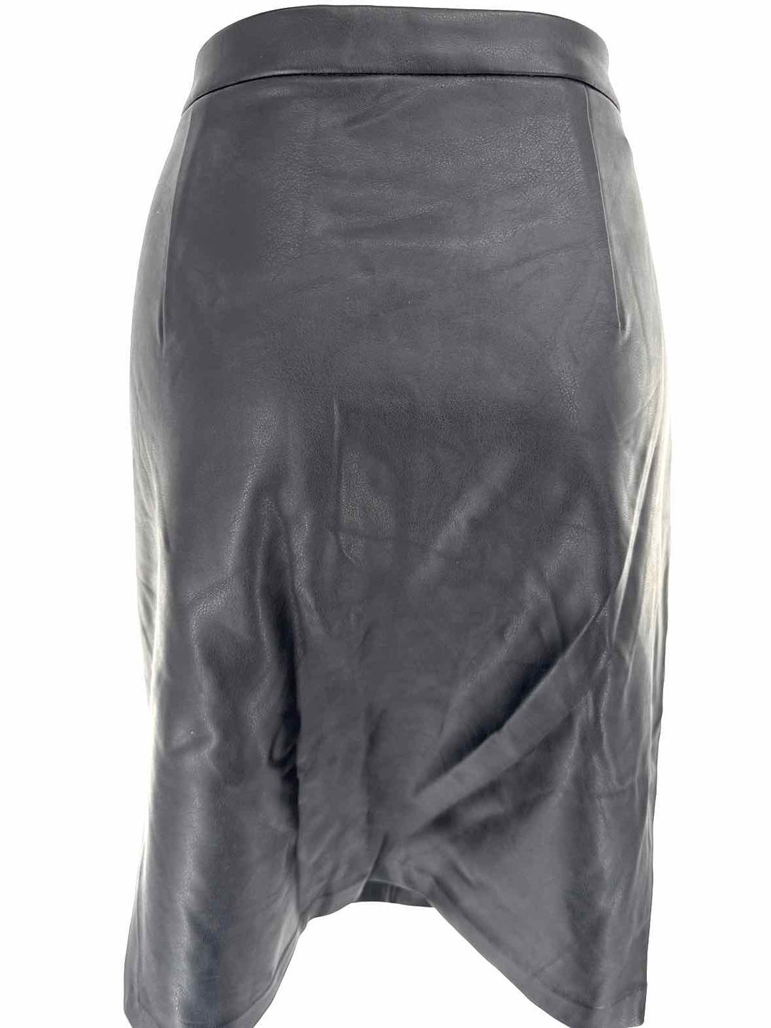 Size 14 Banana Republic Black Faux Leather Skirt