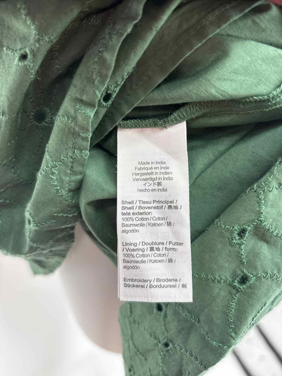 Size 6 J Crew Green Dress