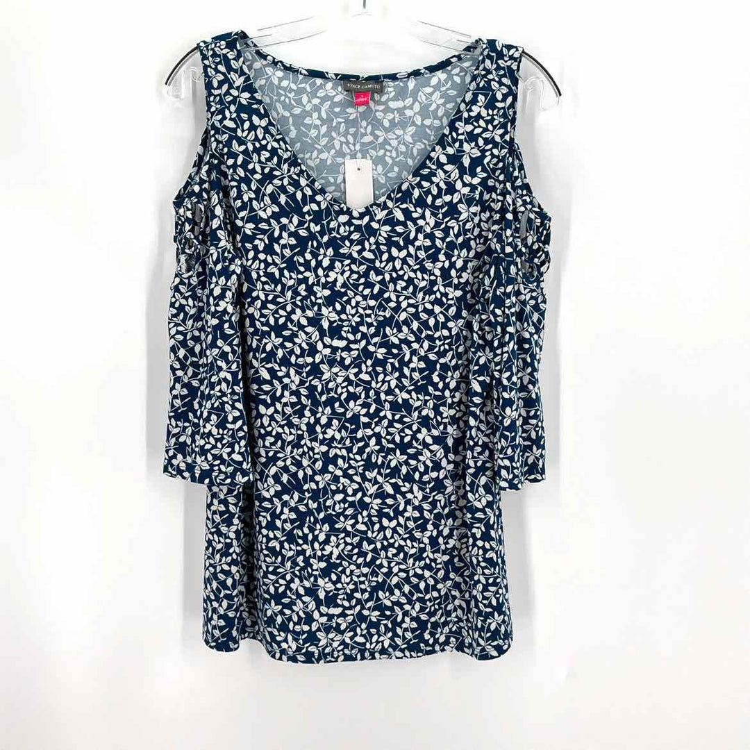 Size L Vince Camuto Blue Print Shirt