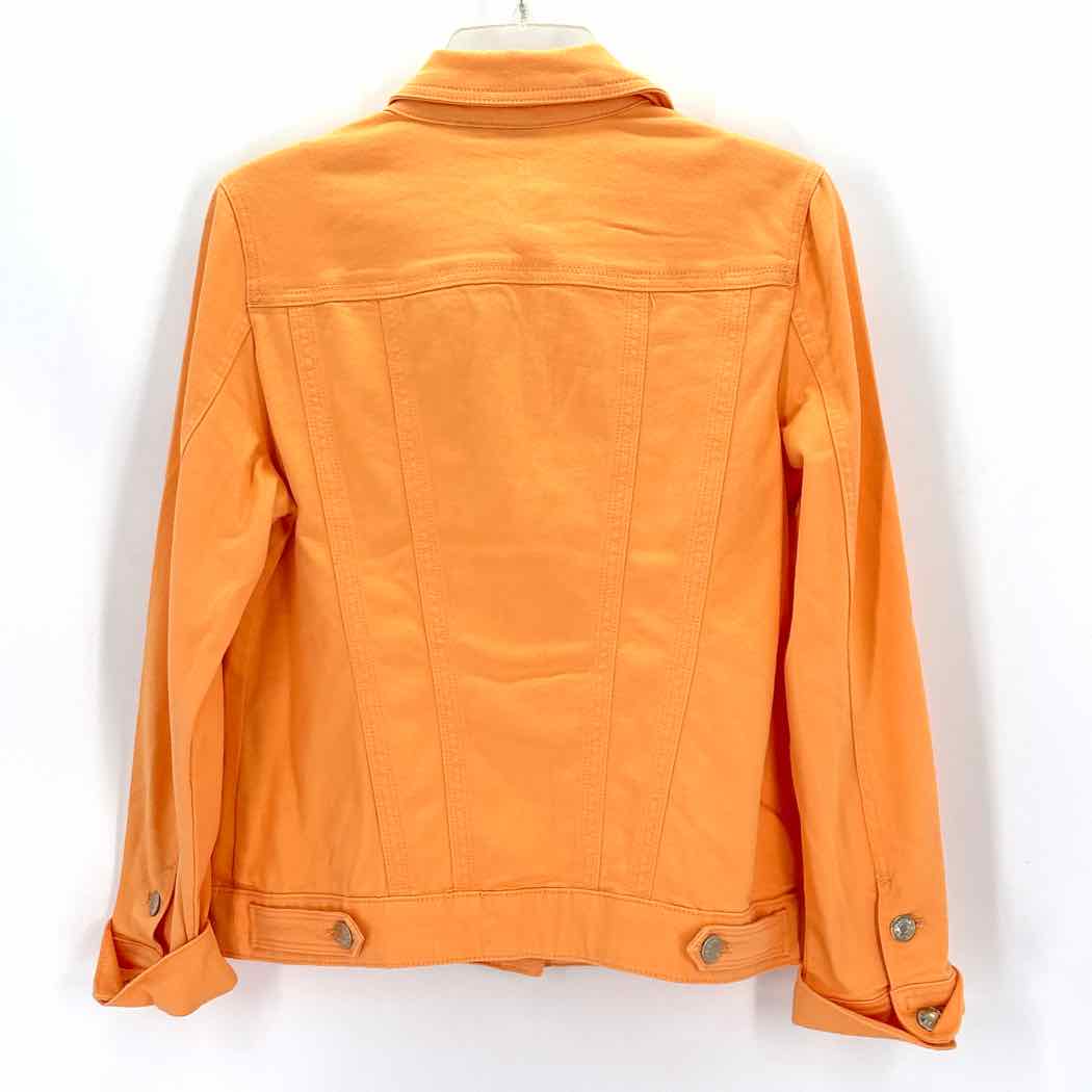 Size S Chico's Orange Denim Jacket