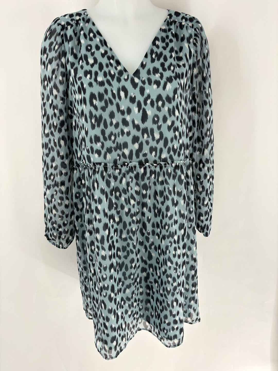 Size M Ann Taylor Blue Dress