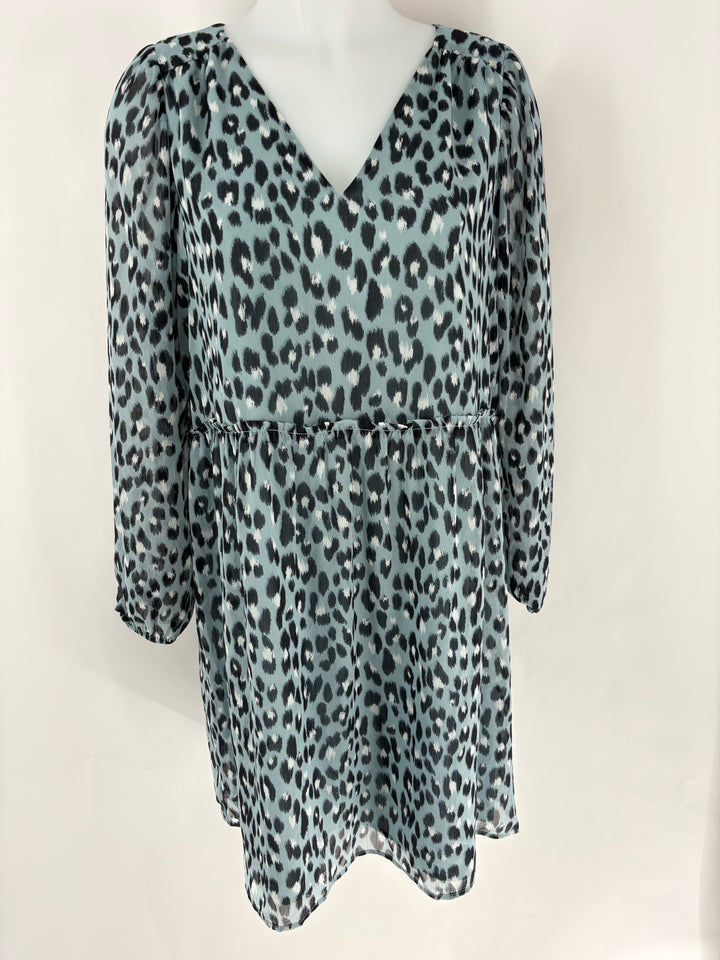 Size M Ann Taylor Blue Dress