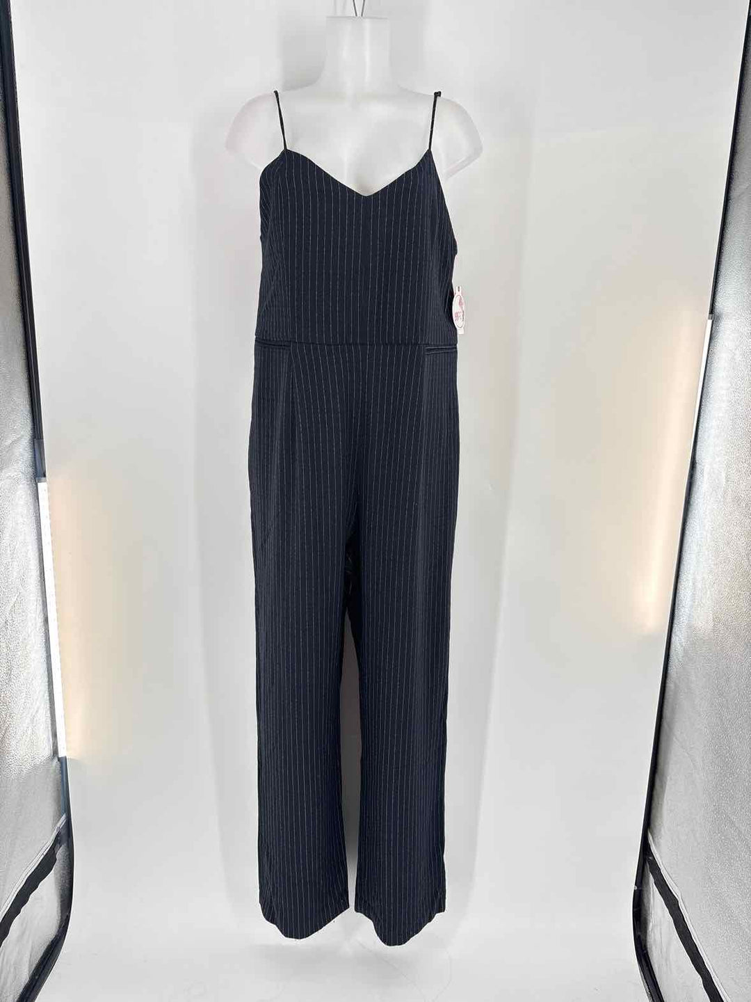 Size 14 Anthropologie Navy Print Pants
