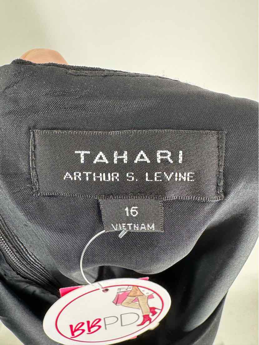 Size 16 TAHARI Black Dress