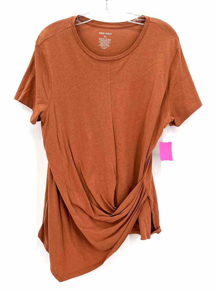 Size XL Nine West Orange Shirt