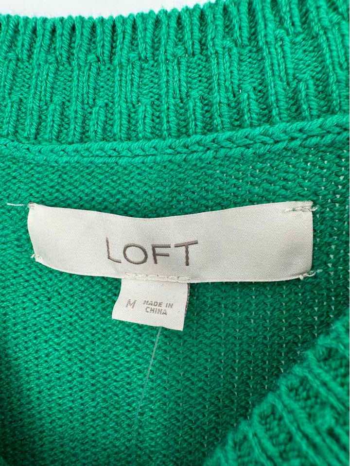 Size M LOFT Green Sweater