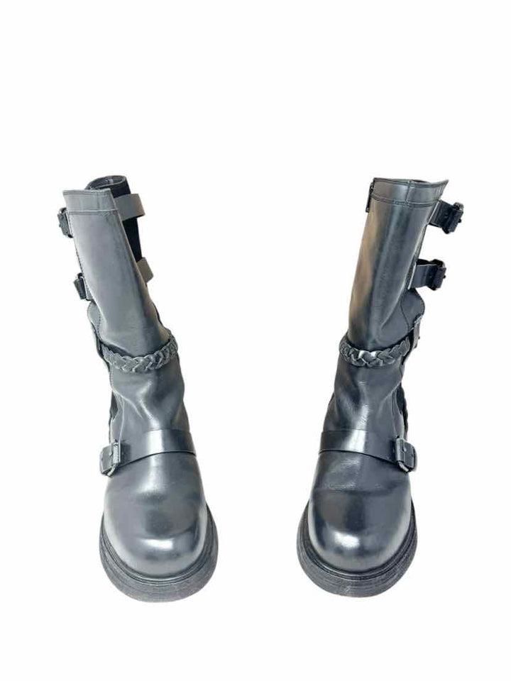 Shoe Size 8 FREE PEOPLE Black Leather Boots