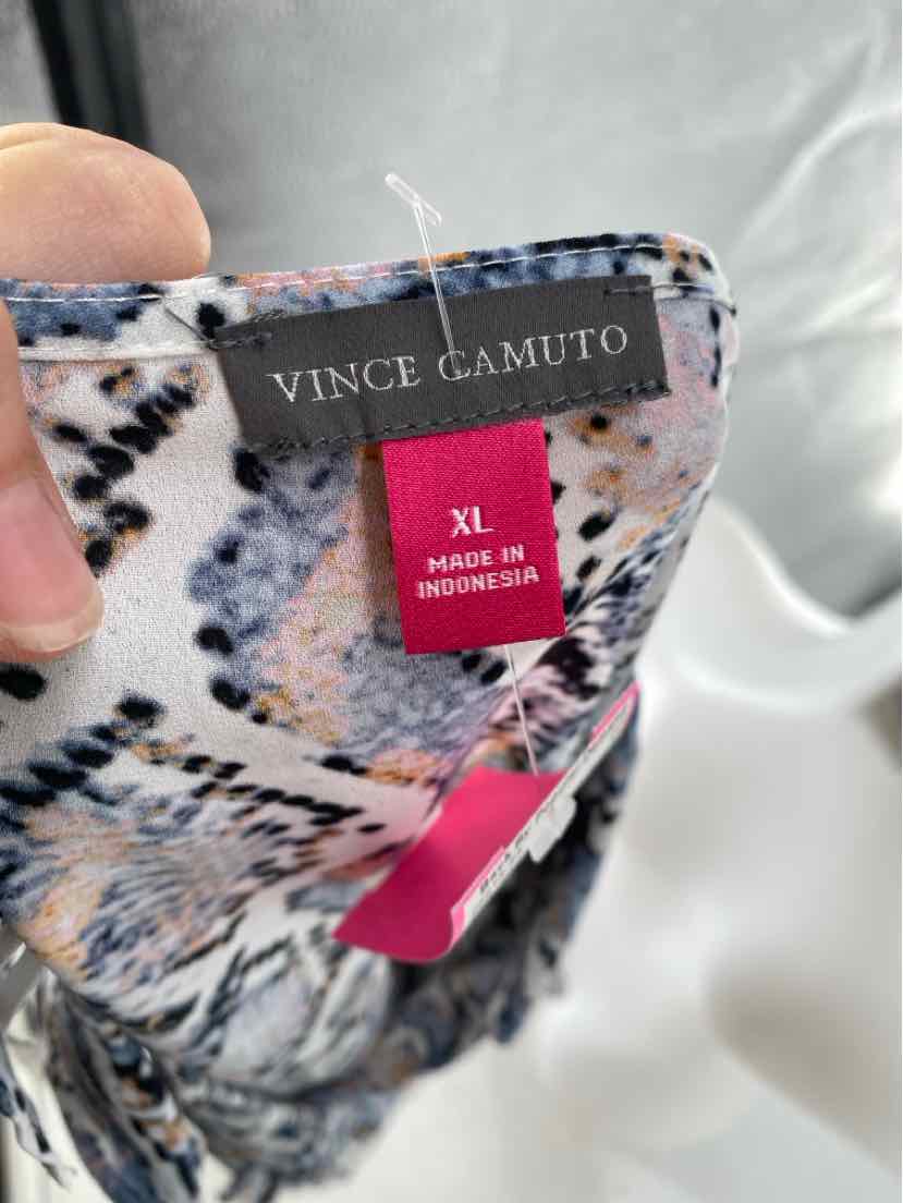 Size XL Vince Camuto Blue Print Shirt