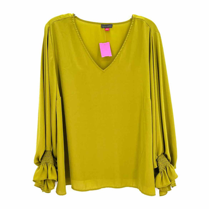 Size 2X Vince Camuto Lime Green Shirt