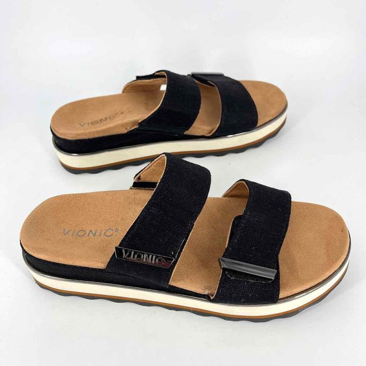 Shoe Size 9.5 VIONIC Black Sandals