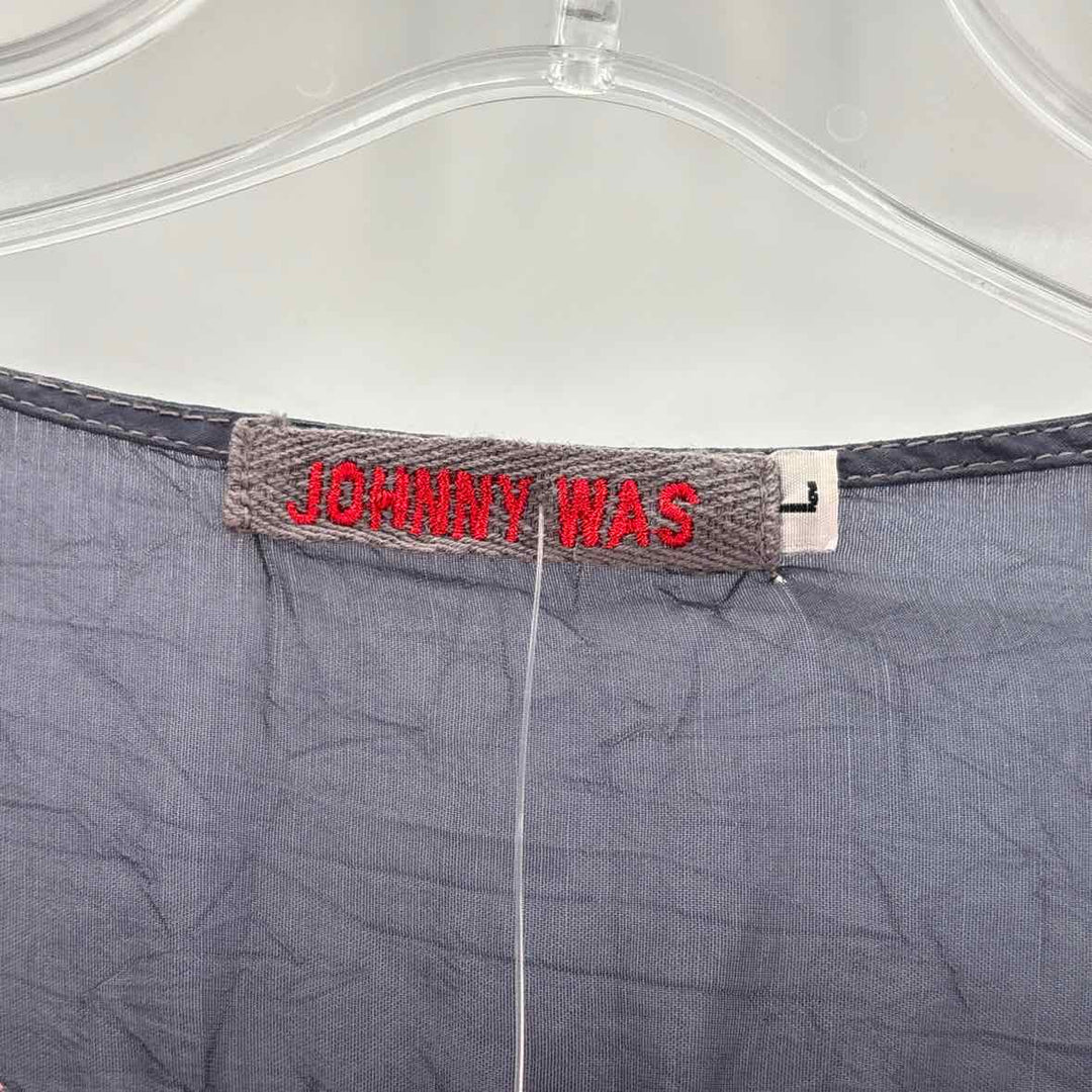 Size L Johnny Was Gray Shirt