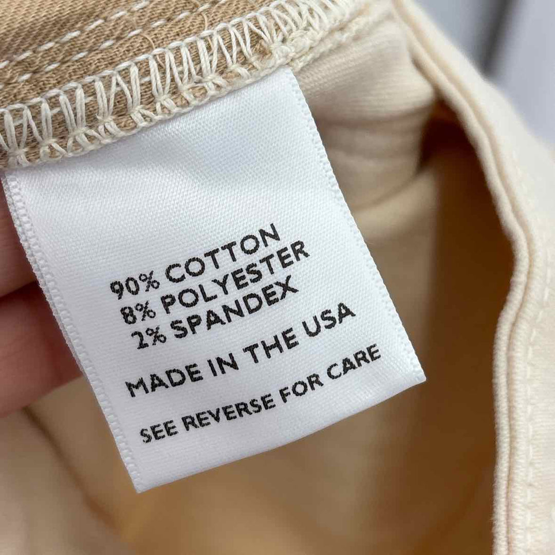 Size 25 ANN MASHBURN Cream Pants
