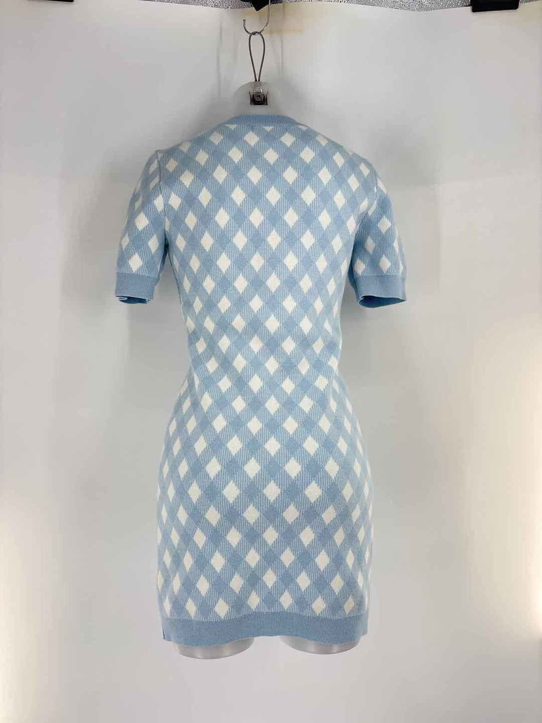 Size S Blue Print Dress