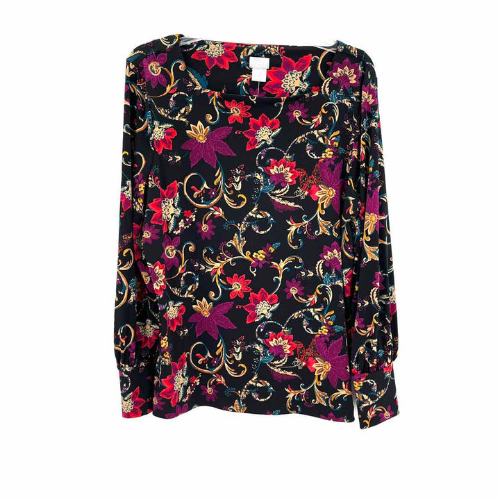 Size 2 Chico's Black Shirt