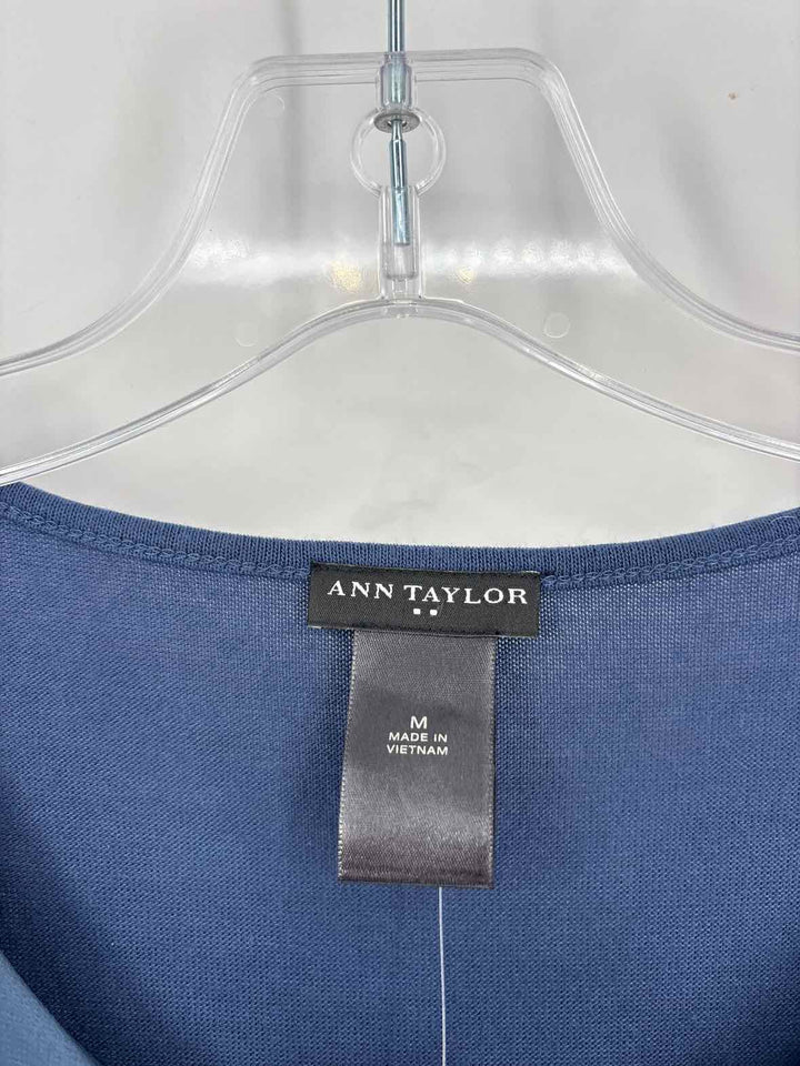 Size M Ann Taylor Navy Shirt