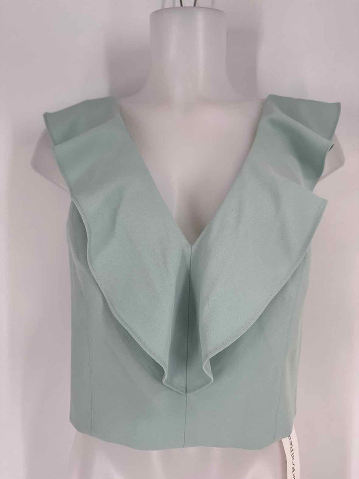 Size 10 Alice + Olivia Green Shirt