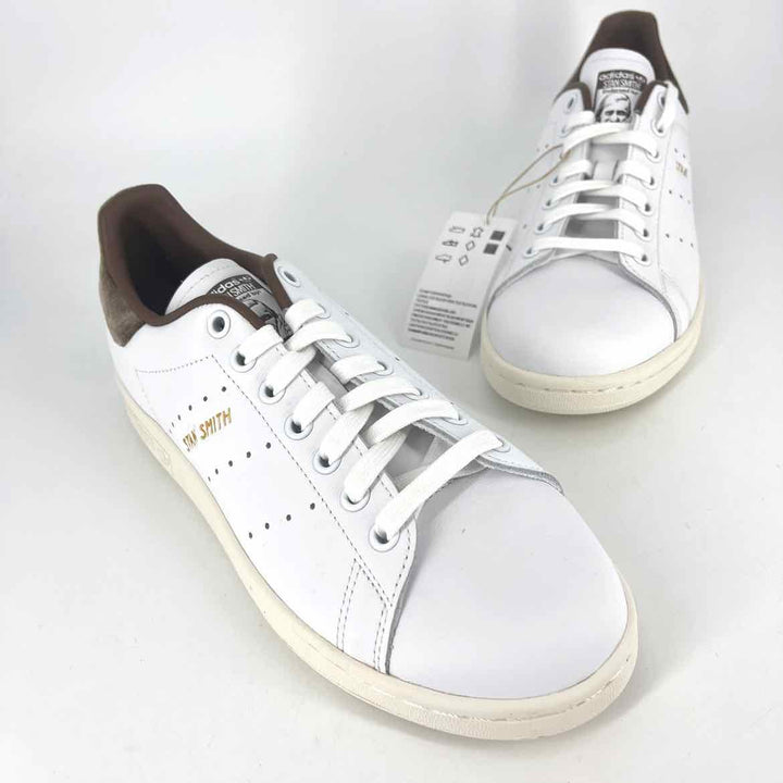 Shoe Size 8.5 Adidas White Leather Velvet Sneakers