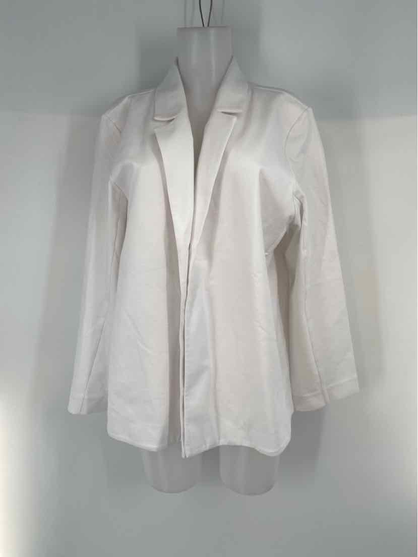Size XL Eileen Fisher White Blazer