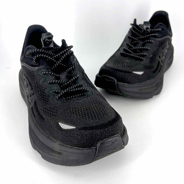 Shoe Size 9 HOKA Black Knit Sneakers