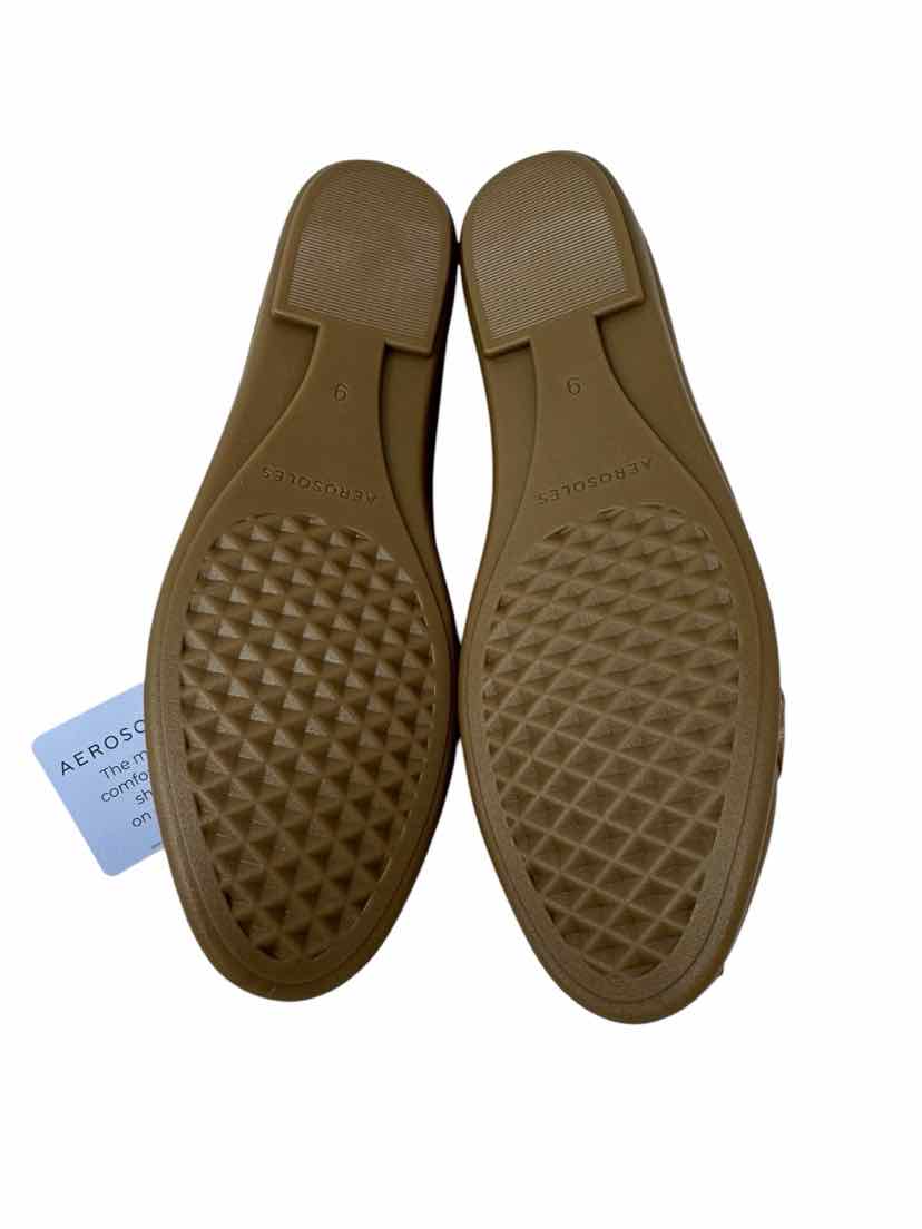Shoe Size 8.5 AEROSOLES Tan Leather Flats