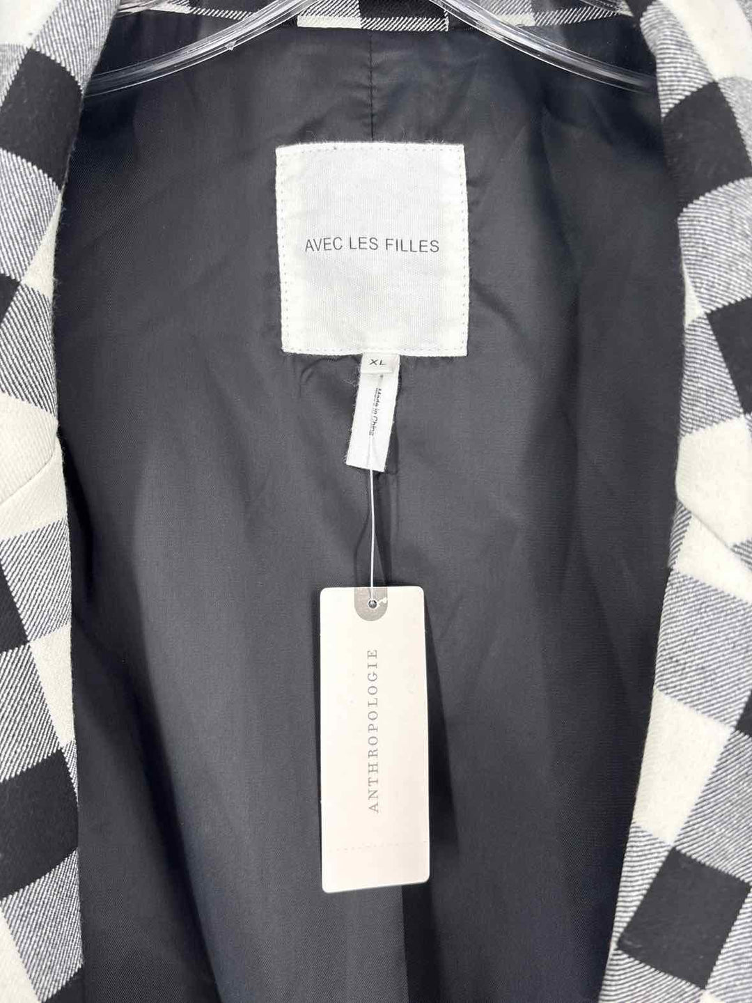 Size XL AVEC LES FILLES Black/White Blazer