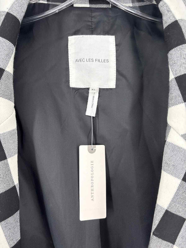 Size XL AVEC LES FILLES Black/White Blazer