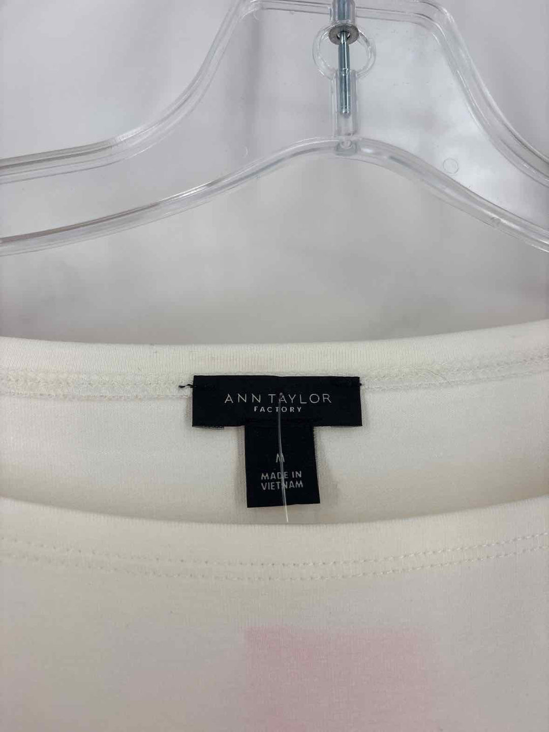 Size M Ann Taylor Cream Shirt