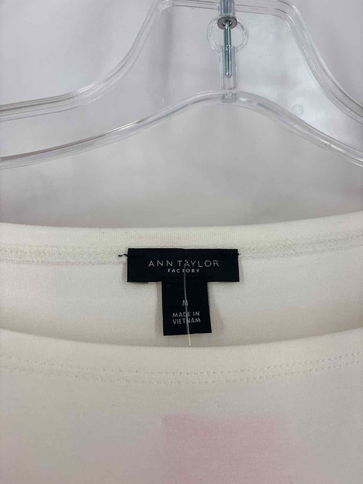 Size M Ann Taylor Cream Shirt
