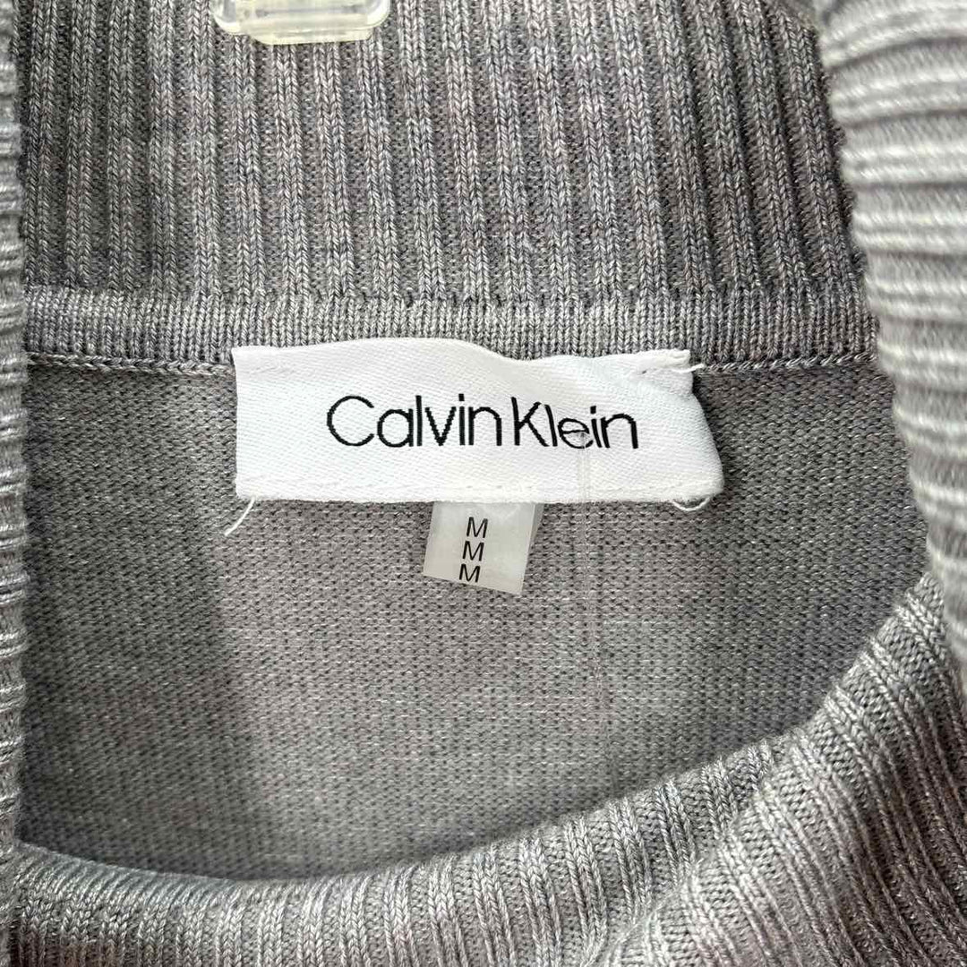 Size M Calvin Klein Gray Knit Sweater