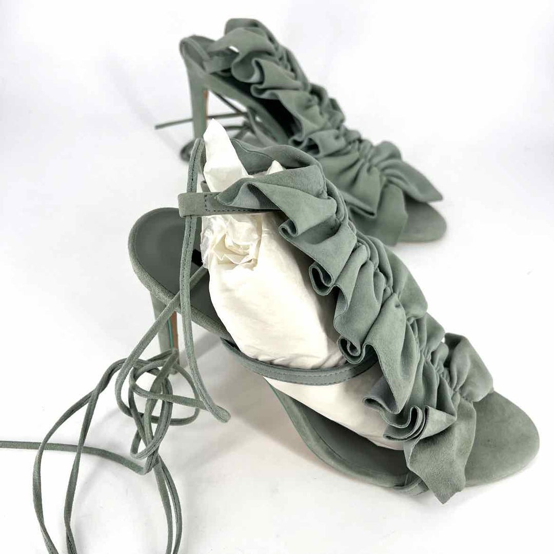 Shoe Size 41 ZARA Sage Leather Sandals