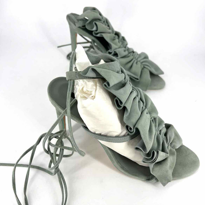 Shoe Size 41 ZARA Sage Leather Sandals