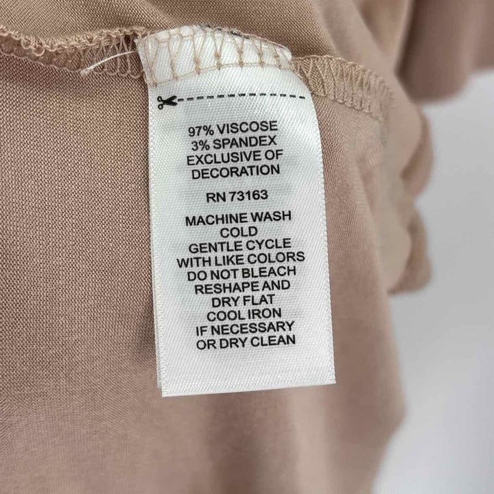 Size M CUPIO Tan Dress