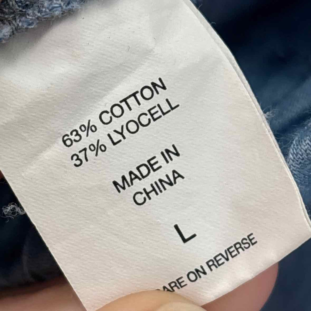 Size L NY & CO Blue Chambray Pants