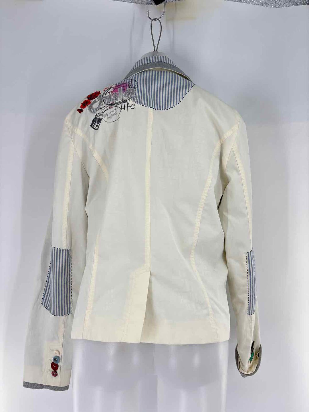 Size 46 DESIGUAL Cream Blazer