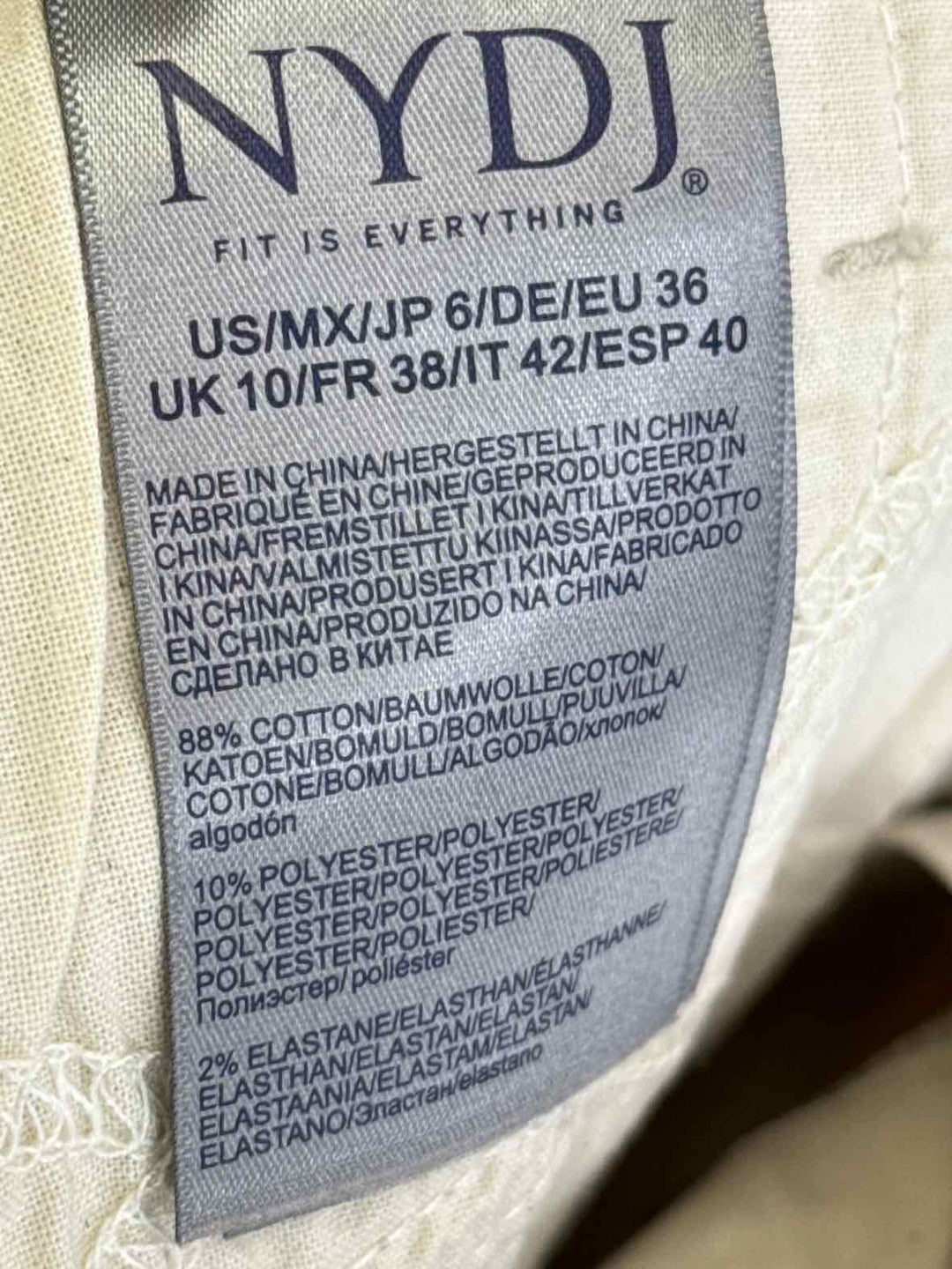 Size 6 NYDJ Tan Pants