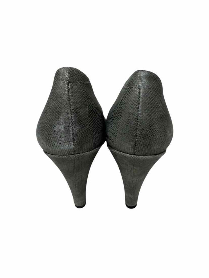 Shoe Size 37 ECCO Gray Leather Pumps