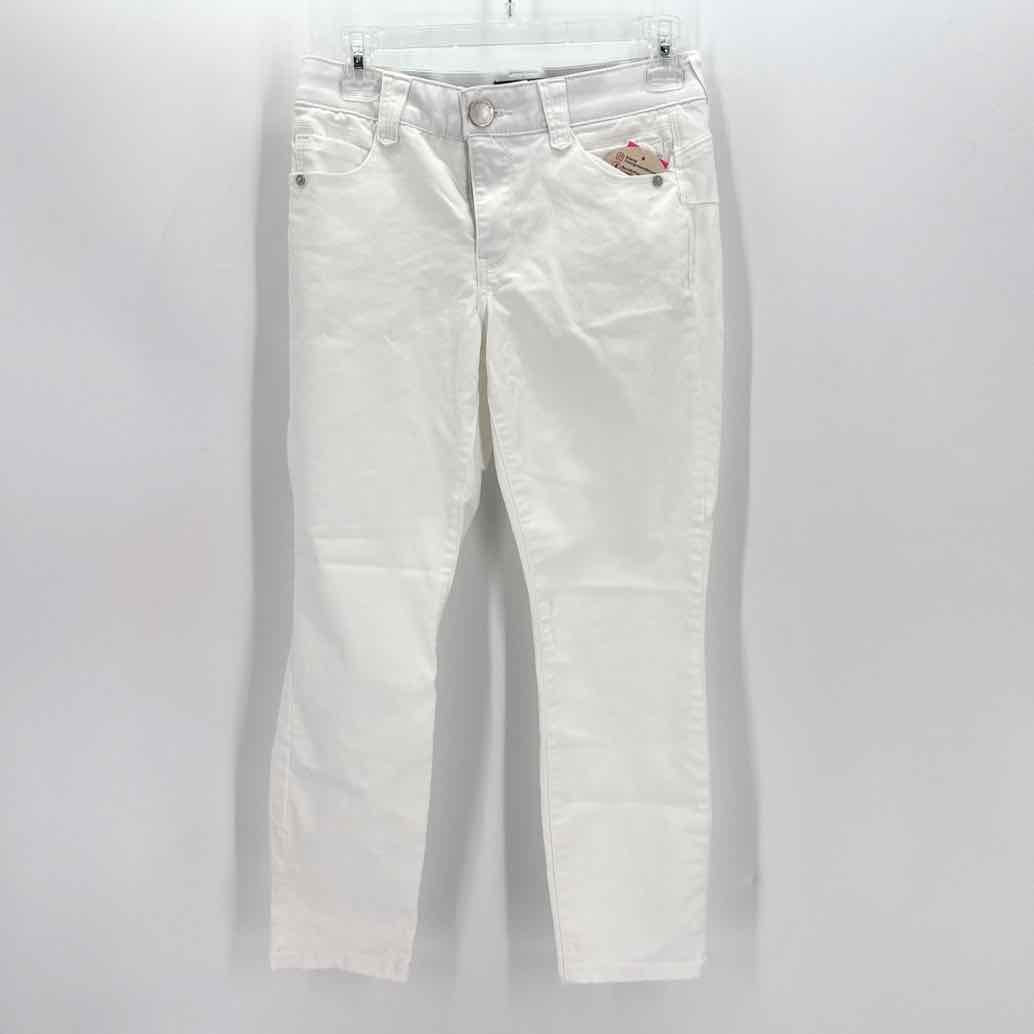 Size 2 DEMOCRACY White Twill Pants