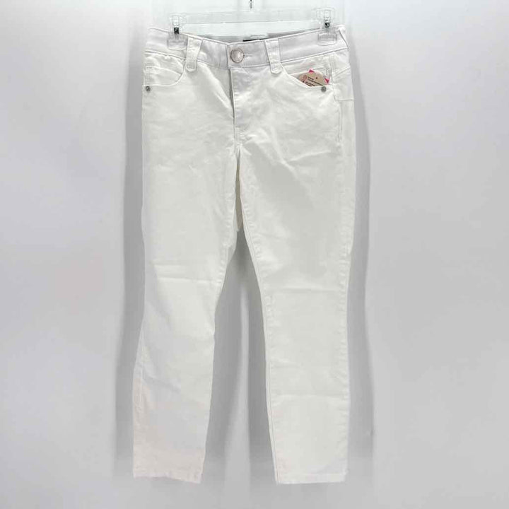 Size 2 DEMOCRACY White Twill Pants