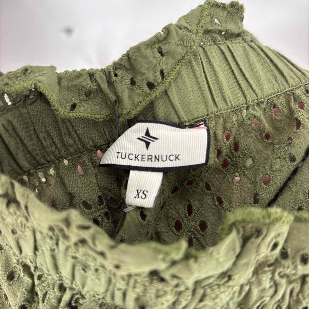 Size XS TUCKERNUCK Green Skirt