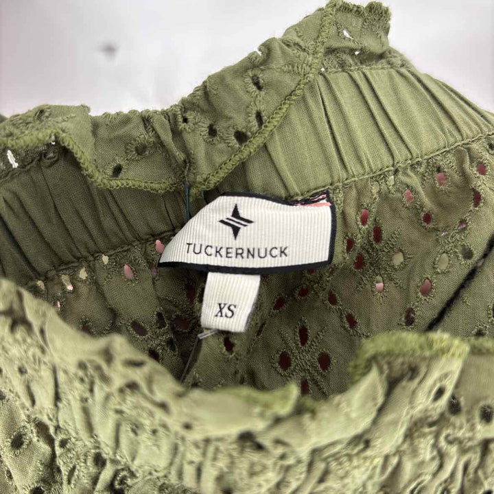 Size XS TUCKERNUCK Green Skirt