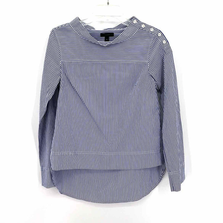 Size 00 J Crew Multi-Color Shirt