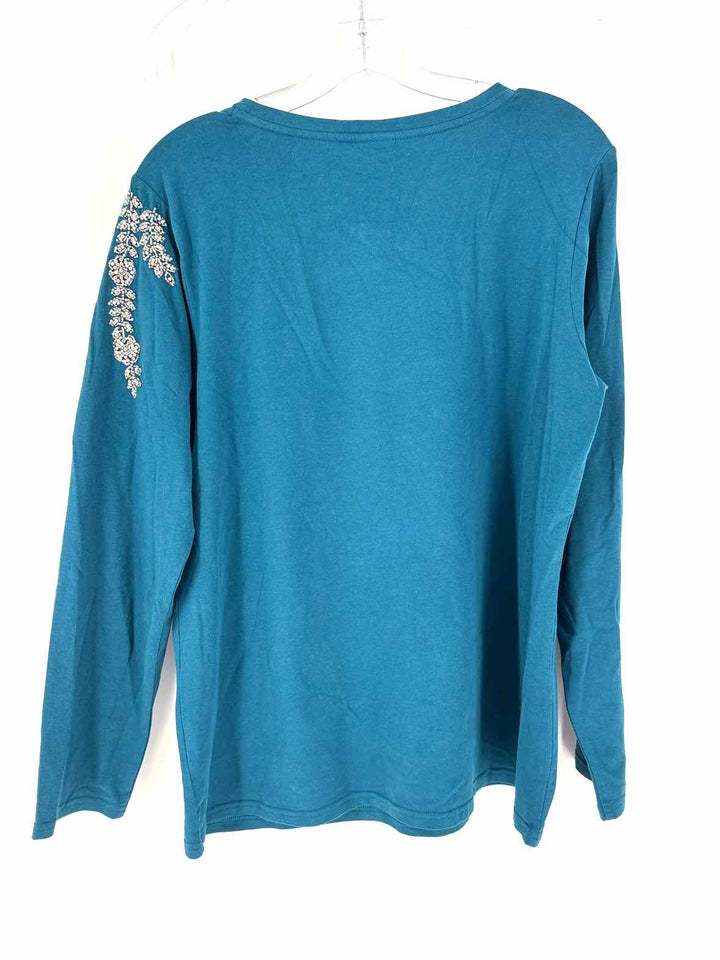 Size L Chico's Teal Shirt