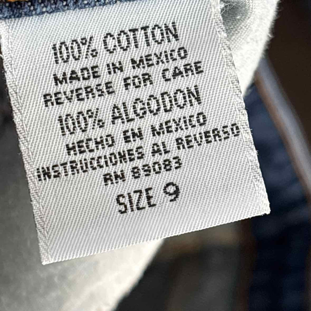 Size 9 Blue Denim Skirt Suit