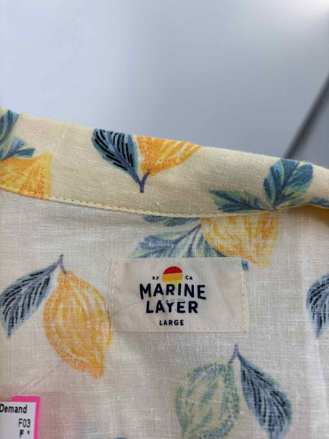 Size L Yellow Shirt
