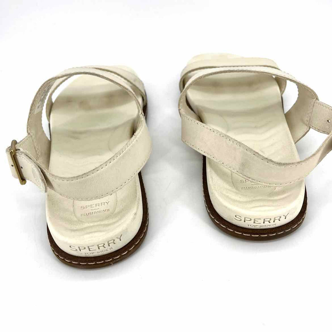 Shoe Size 9 Sperry Ivory Leather Sandals