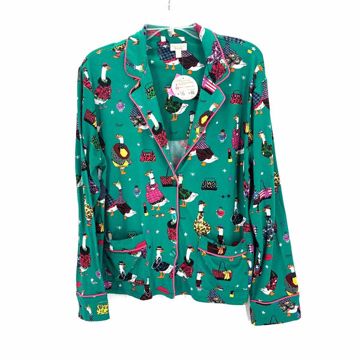 Size S Green Flannel Pajamas